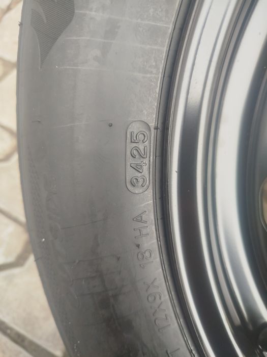 Roata de rezerva noua 205/60/16V Hankook cu janta VW SKODA ORIGINAL