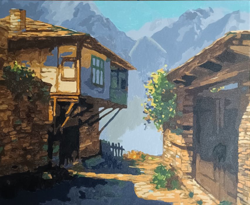 Картини рисувани по номера и от сърце