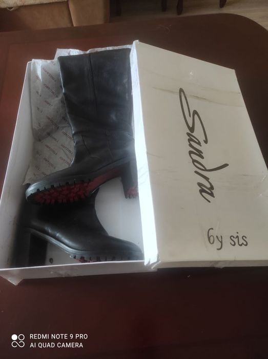 Сапоги Натур.Кожа, 39-размер!