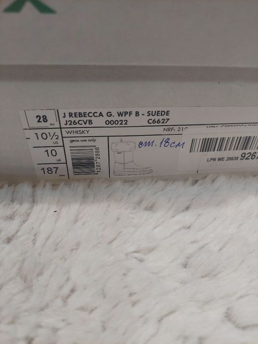 Детски боти за момиче  Geox 28 номер