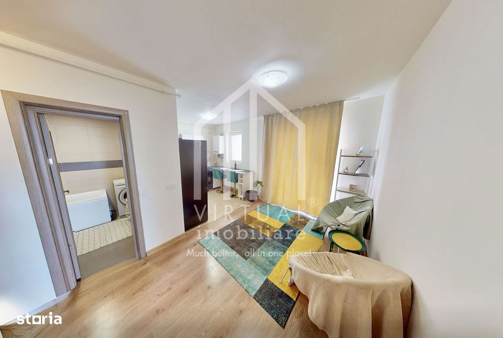 Apartament cu 2 camere, 36mp utili+terasa 38mp, parcare, Turnisor