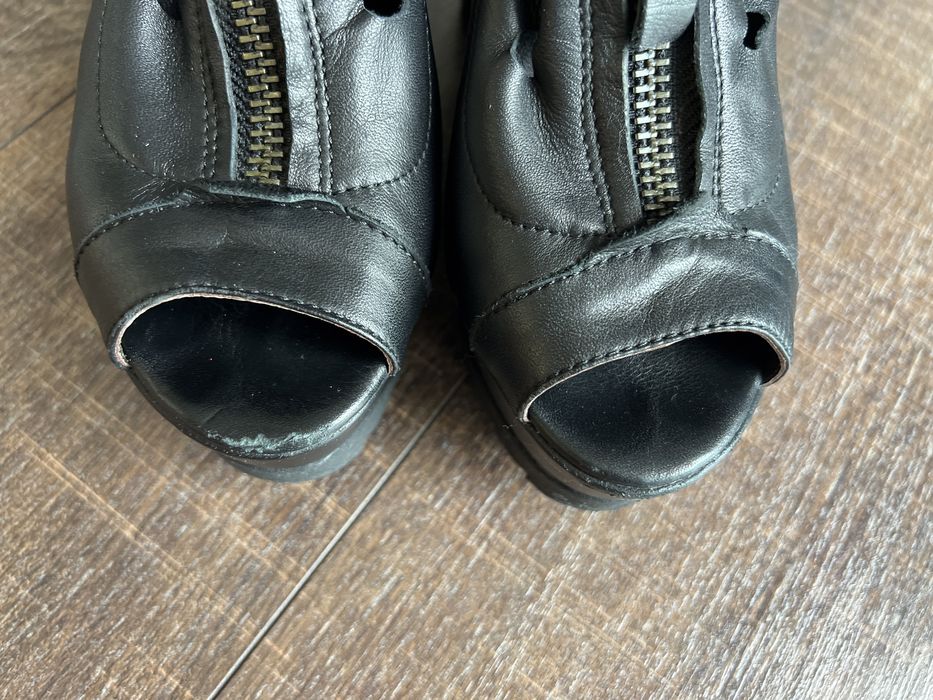 Дамски летни боти BIANKI естествена кожа