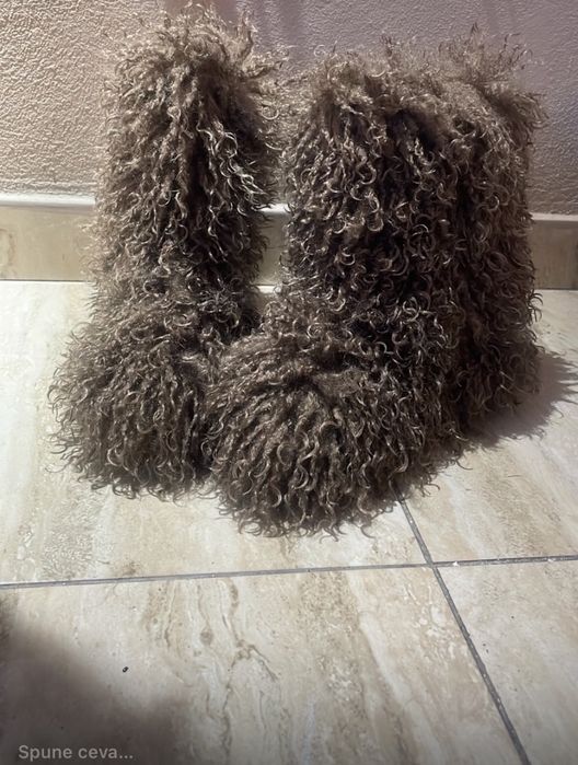 Cizme din blanita naturala