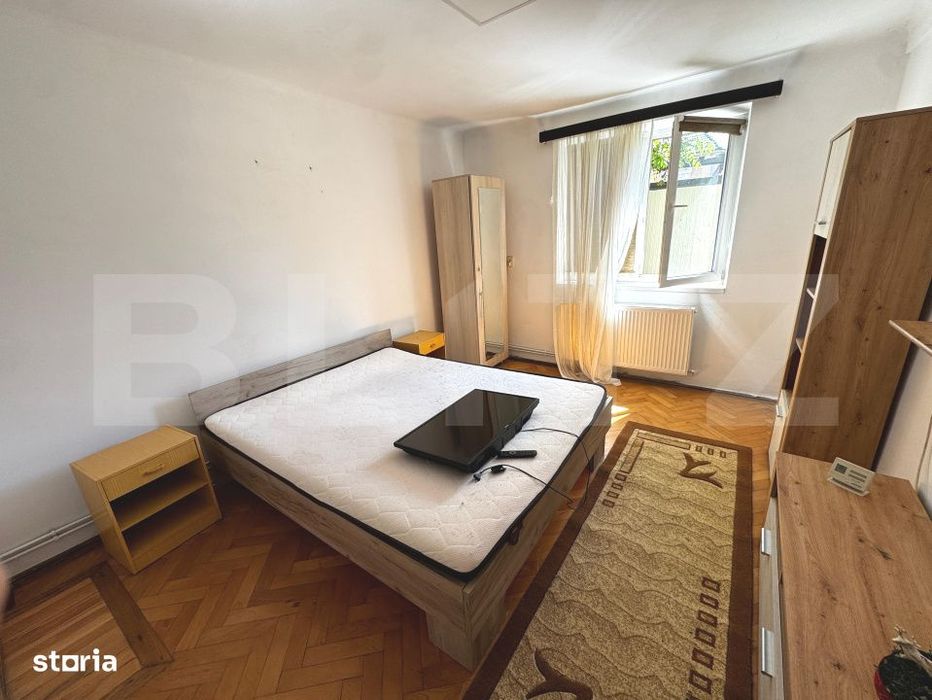 Apartament in bloc tip vila, parter, 50 mp, mobilat utilat - Sacele — fotografia 3