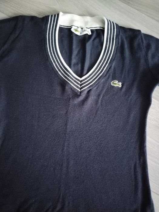Bluza dama maneca lunga bleumarin Lacoste S