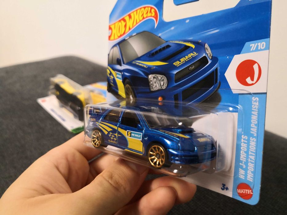 Hot wheels колички Ferrari f40 и Subaru impreza wrx