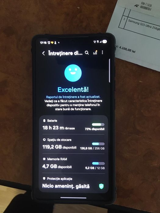 URGENT‼️ Vand/Schimb  S25ultra full box in garantie