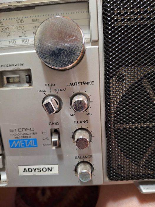 Radiocasetofon Adison,Germania.