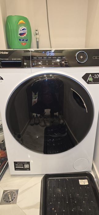 Пералня HAIER HW90-B14959 EU 9.0 kg, 1400 об/min Direct Motion
Код: