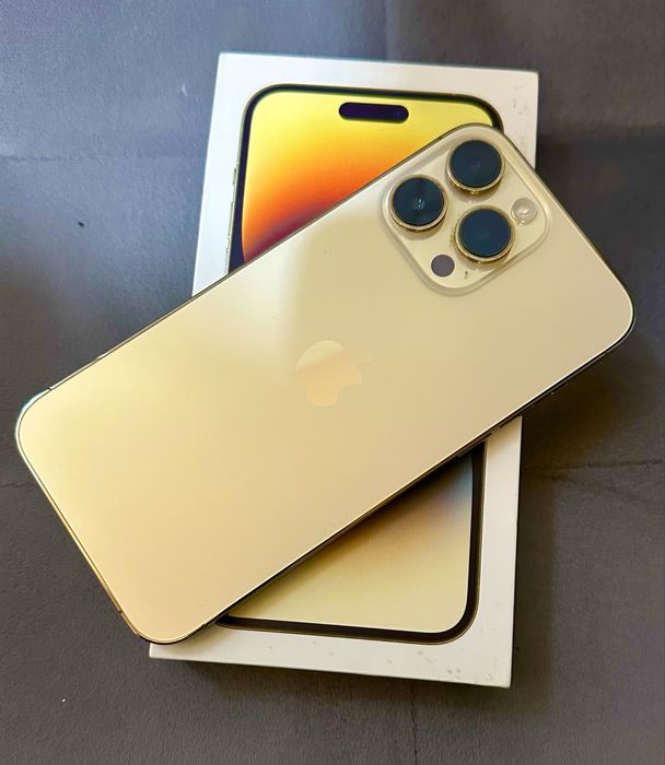 Iphone 14 promax gold