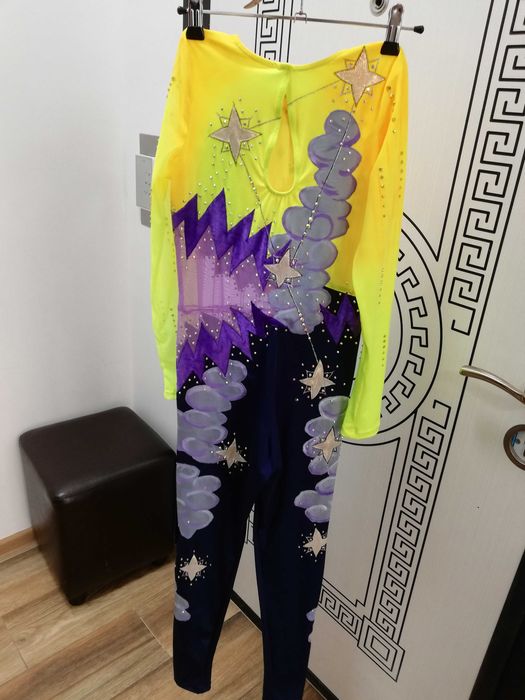 Трико за художествена гимнастика, акробатика за момиче 11-12 години