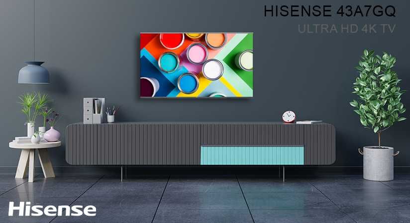 QLED HISENSE 43A7GQ Ultra HD 4K de 108 cm Nou Sigilat