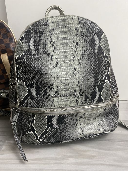 Рюкзак Michael Kors Rhea Python Embossed