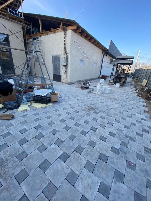 Укладка брусчатки