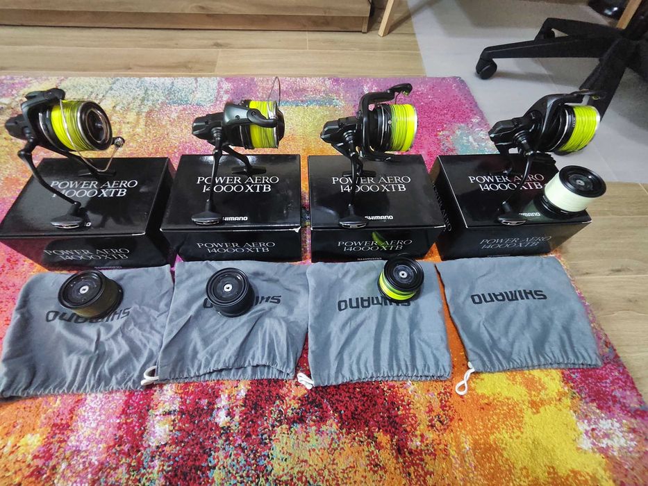 Vand 4 mulinete Shimano Power Aero 14000XTB