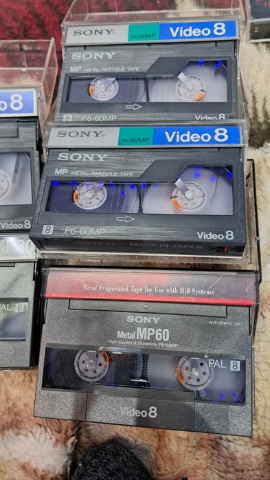 Lot casete Video8 MP, miniDV