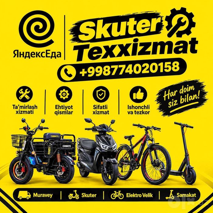 Skuter Texxizmat Tamirlash