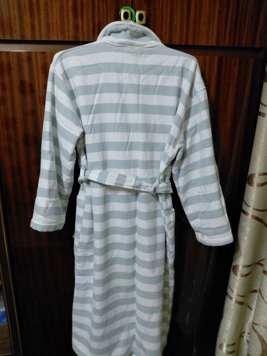 Новый женский банный халат из махровый ткани. 100% хлопок.