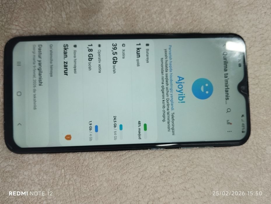 Samsung a30s 4/64 GB