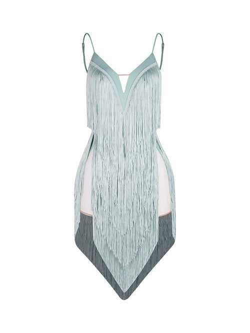 Rochie latino franjuri dans sportiv