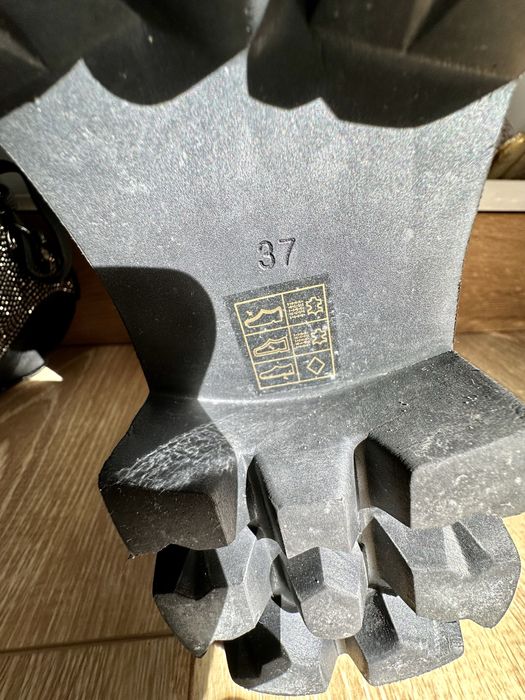 Bocanci Eva Minge, piele intoarsa, zirconiu - 37