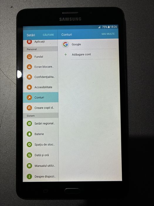 Tableta samsung galaxy tab A