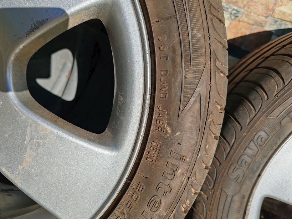 Jante vw golf+ anvelope sava 205/50/16