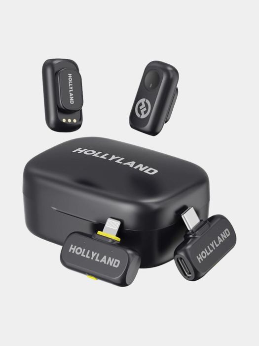 Lark A1 combo.hollyland. петличка микрафон. Lighting+typce