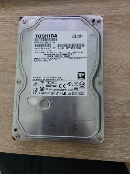 HDD Toshiba DT01ACA100
