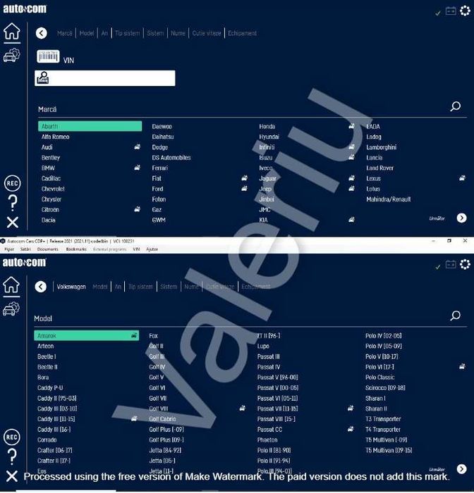 Laptop pentru diagnoză, Delphi+Autocom 2021, preț de la 500 lei