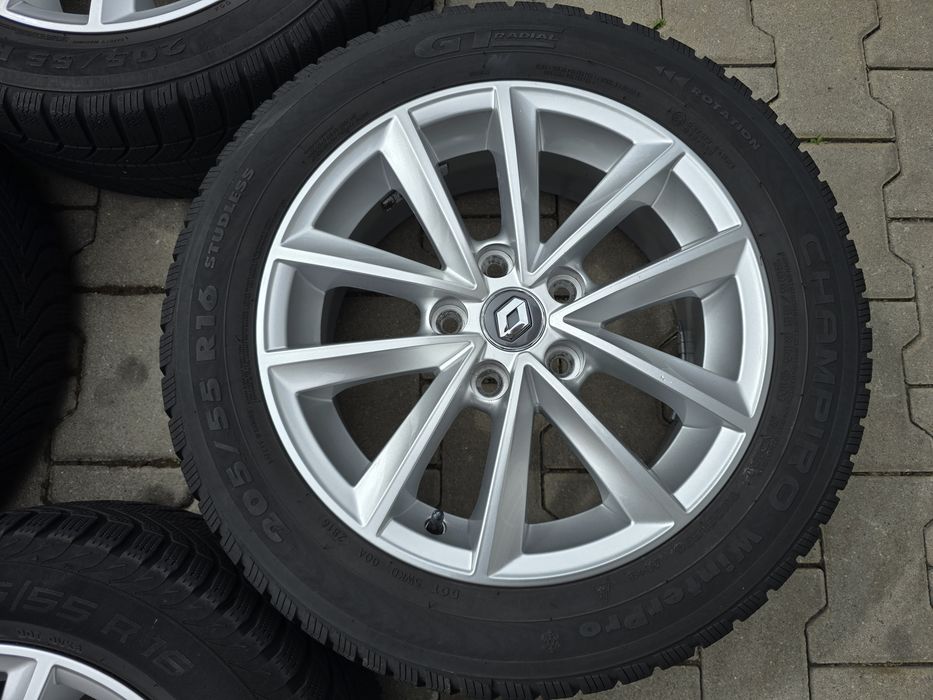 Set Jante Aliaj Originale Renault 16" cu senzori de presiune Megane Talisman Captur  Kadjar, Mazda, Kia, Hyundai 5x114.3