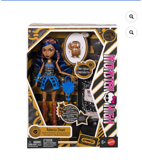 Кукла Монстр Хай Роббека Стим Базовая. Monster High 2025
