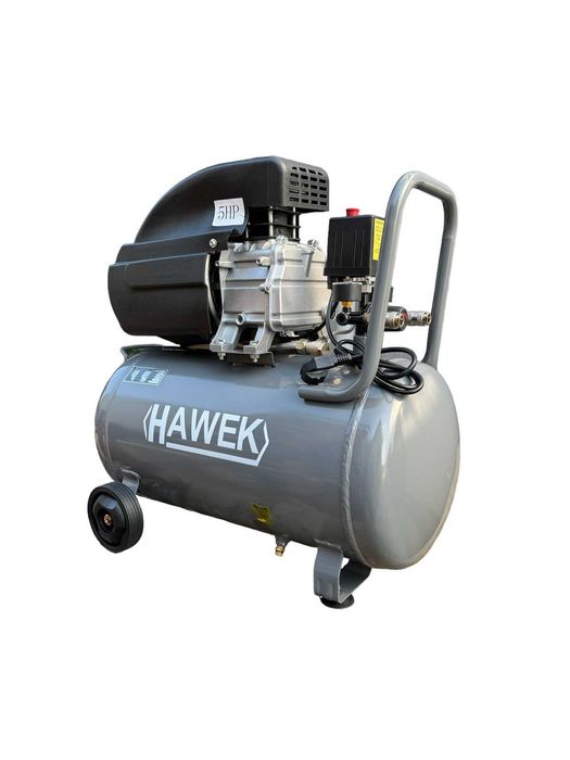 Бутален въздушен компресор HAWEK 50 литра 1500W, маслен, 0.8 MPa, 220V
