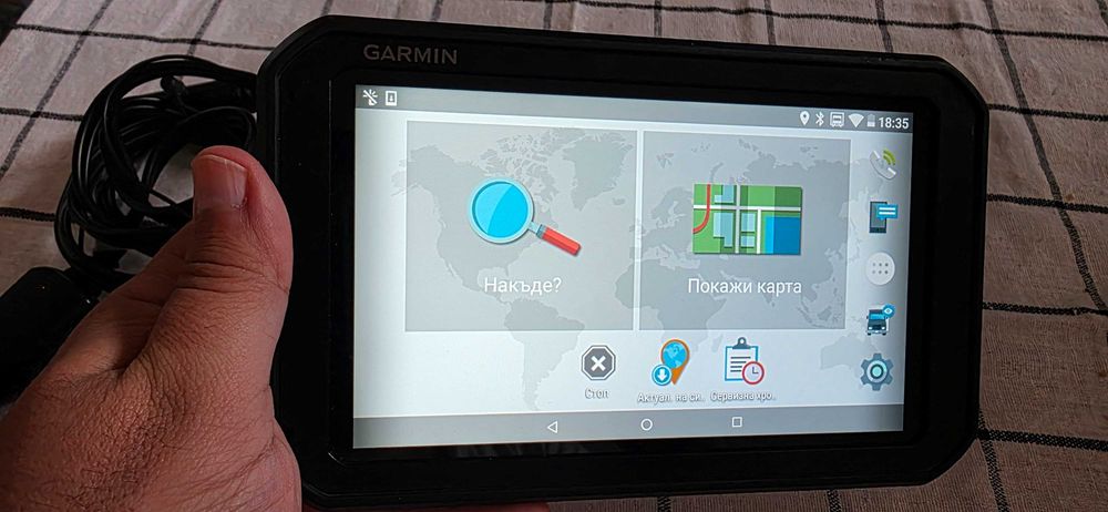 Навигация за камион Garmin Dezl 780 7 инча карти за цяла Европа и Турция пълен комплект