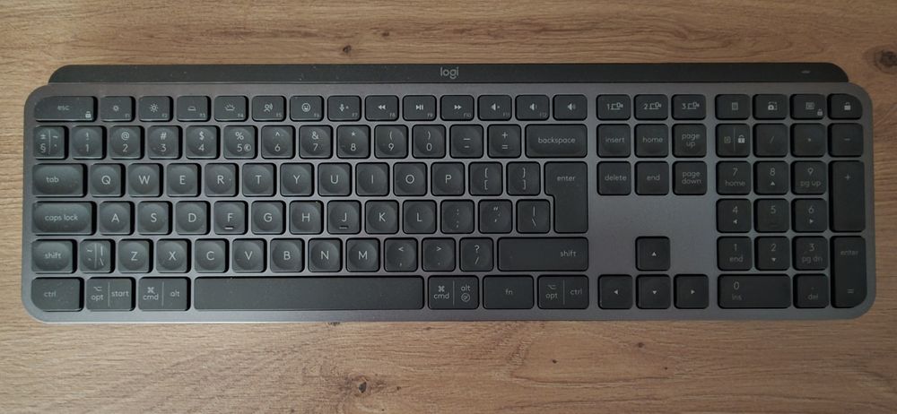 Tastatura wireless Logitech MX Keys S, Iluminare, 2.4GHz&Bluetooth