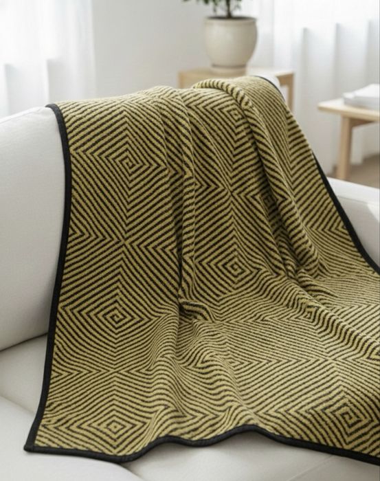 Плед шерстяной из овечьей шерсти