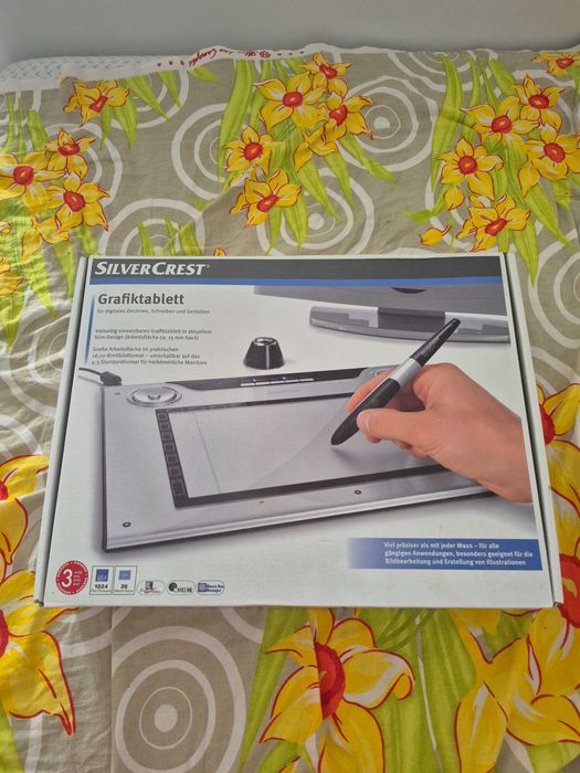 Tableta grafică Silvestru Crest – Pen Pressure 1024 + 26 Macro Keys