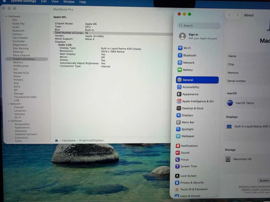 НОВ MacBook Pro 14" M5 10-CPU, 10-GPU, 32GB RAM, 1TB SSD В ГАРАНЦИЯ ДО 14.5.2029г