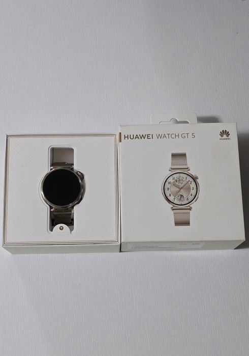 Huawei Watch GT 5 – Gold, 41mm – Отлично състояние Гаранция до 2026