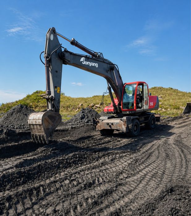 Аренда колесного экскаватора