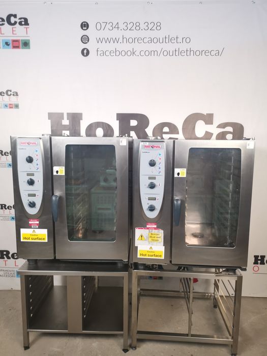 RATIONAL 101G - Cuptor gastronomic/convectie, Convectomat 10 tavi GAZ