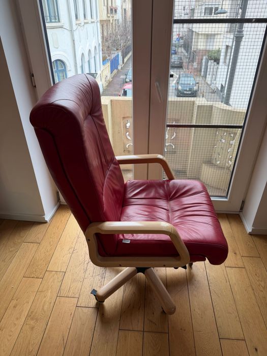 Mobexpert Scaun ergonomic “Sorescu” din piele