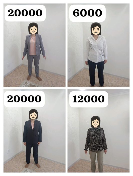 Костюмы с брюками, блузки