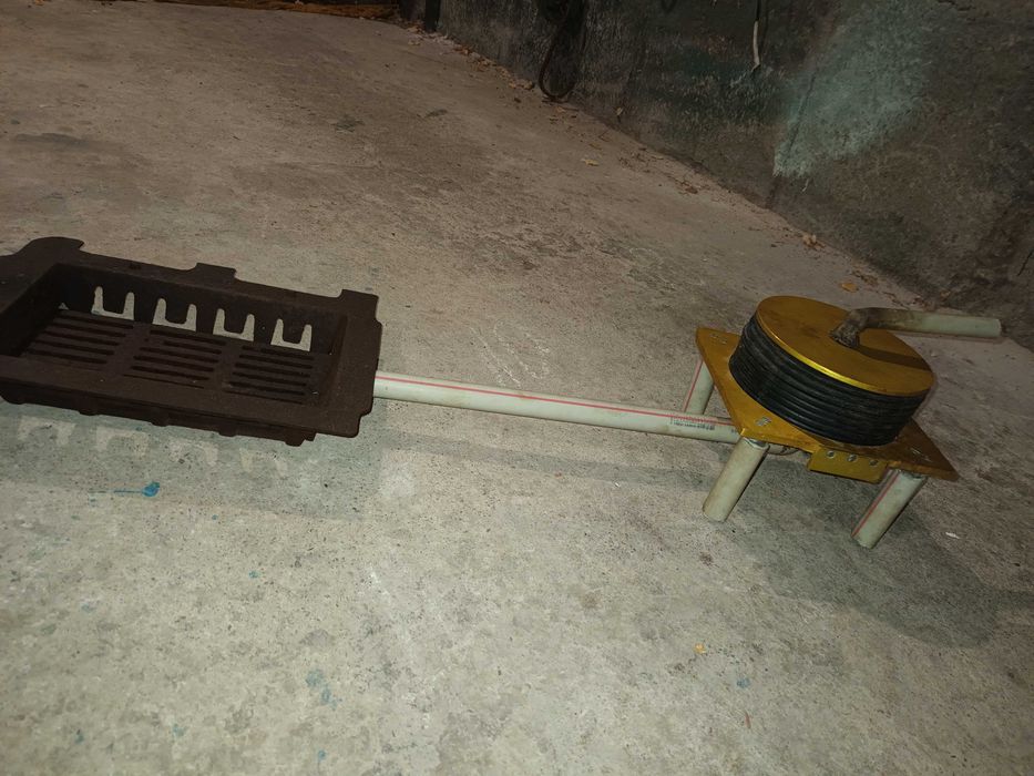 пълен комплект .оджак с ръчно  духало ..