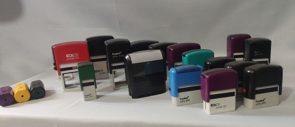 Stampile Colop - Trodat printy - diferite mărimi și forme