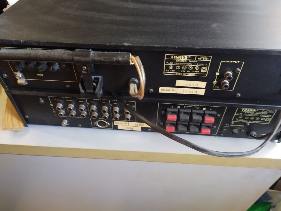 усилвате и тунер FISHER ca2030 fm 2121