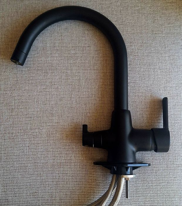 Смесител VIDIMA с двоен чучур за чешмяна и филтрирана  вода