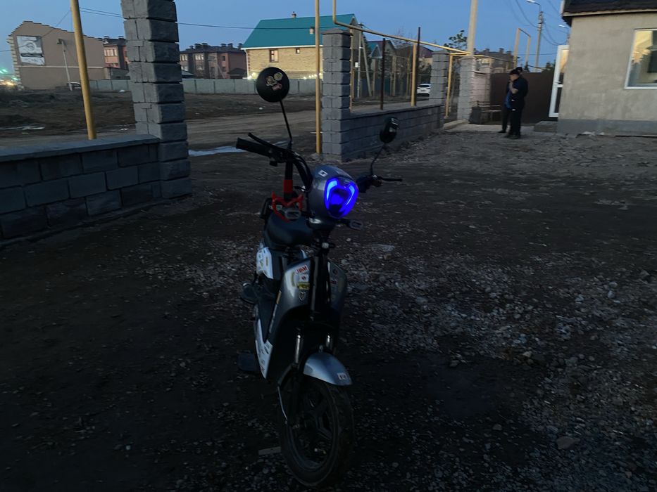 срочно продам электро скутер (велосипед) leopard б/у