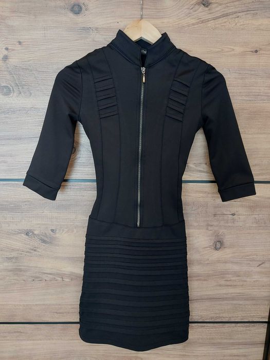 Нови малки ефирни рокли 3 броя черни синя размер S памук Made in Italy