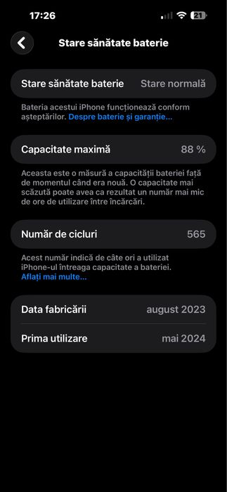 Iphone 15 plus impecabil